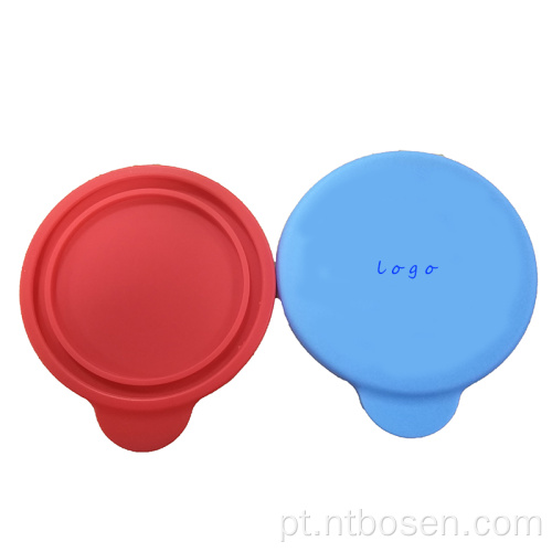 Silicone Pet Tin Lids Food pode cobrir lâmpadas para comida de cachorro e gato